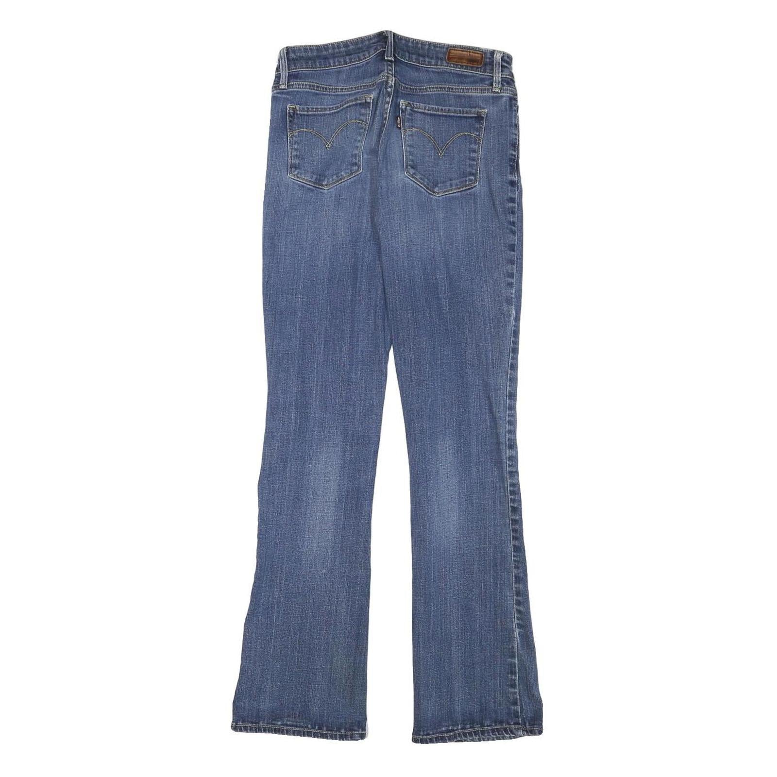 LEVI'S Womens Jeans Blue Regular Bootcut Denim Medium W26 L30 Classic Fit