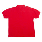 CLAY BROOKE Mens Polo Shirt Red L