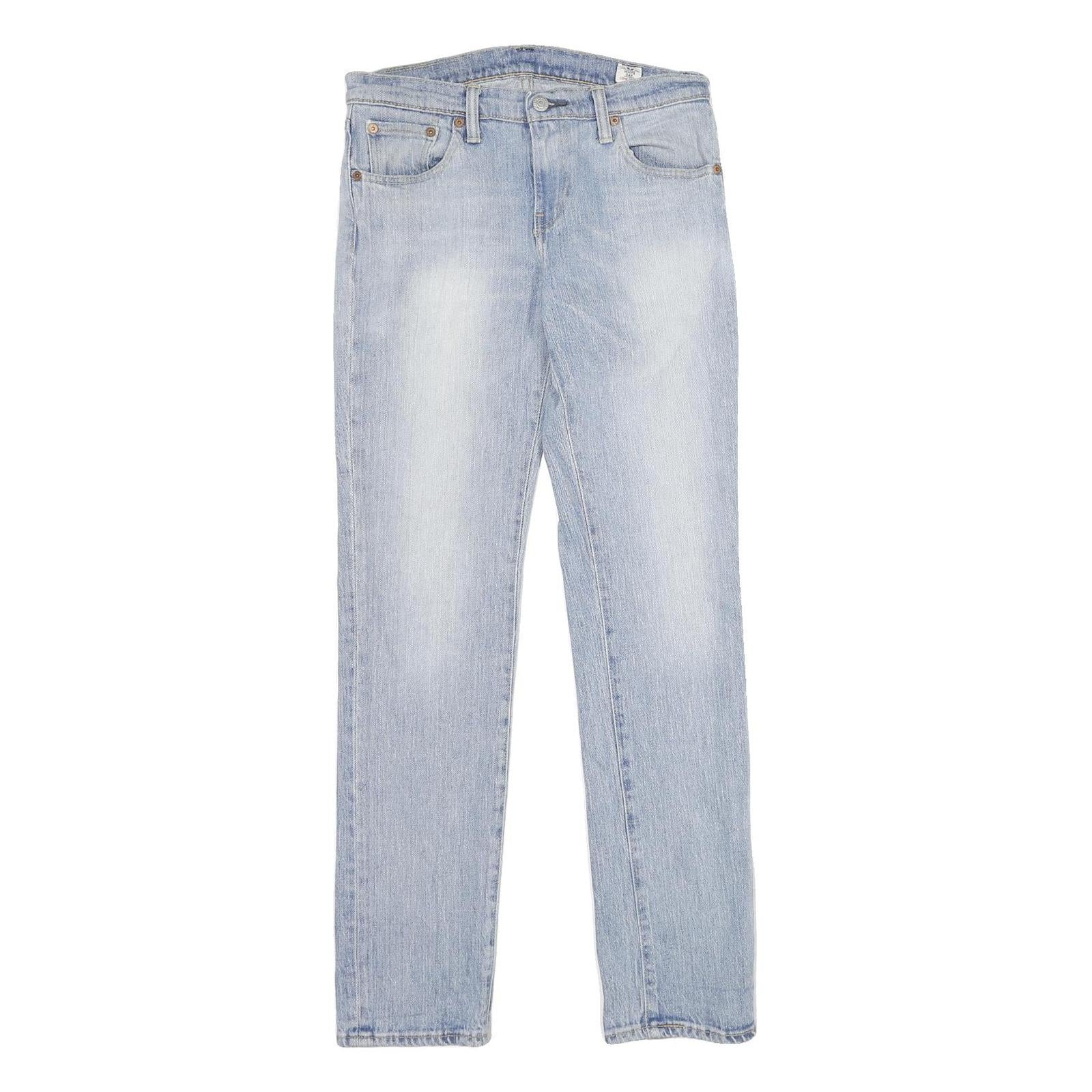 LEVI'S 511 Slim Mens Jeans Blue Slim Skinny Denim Light W29 L32 Classic Zip