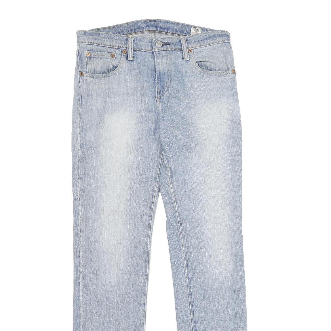 LEVI'S 511 Slim Mens Jeans Blue Slim Skinny Denim Light W29 L32 Classic Zip