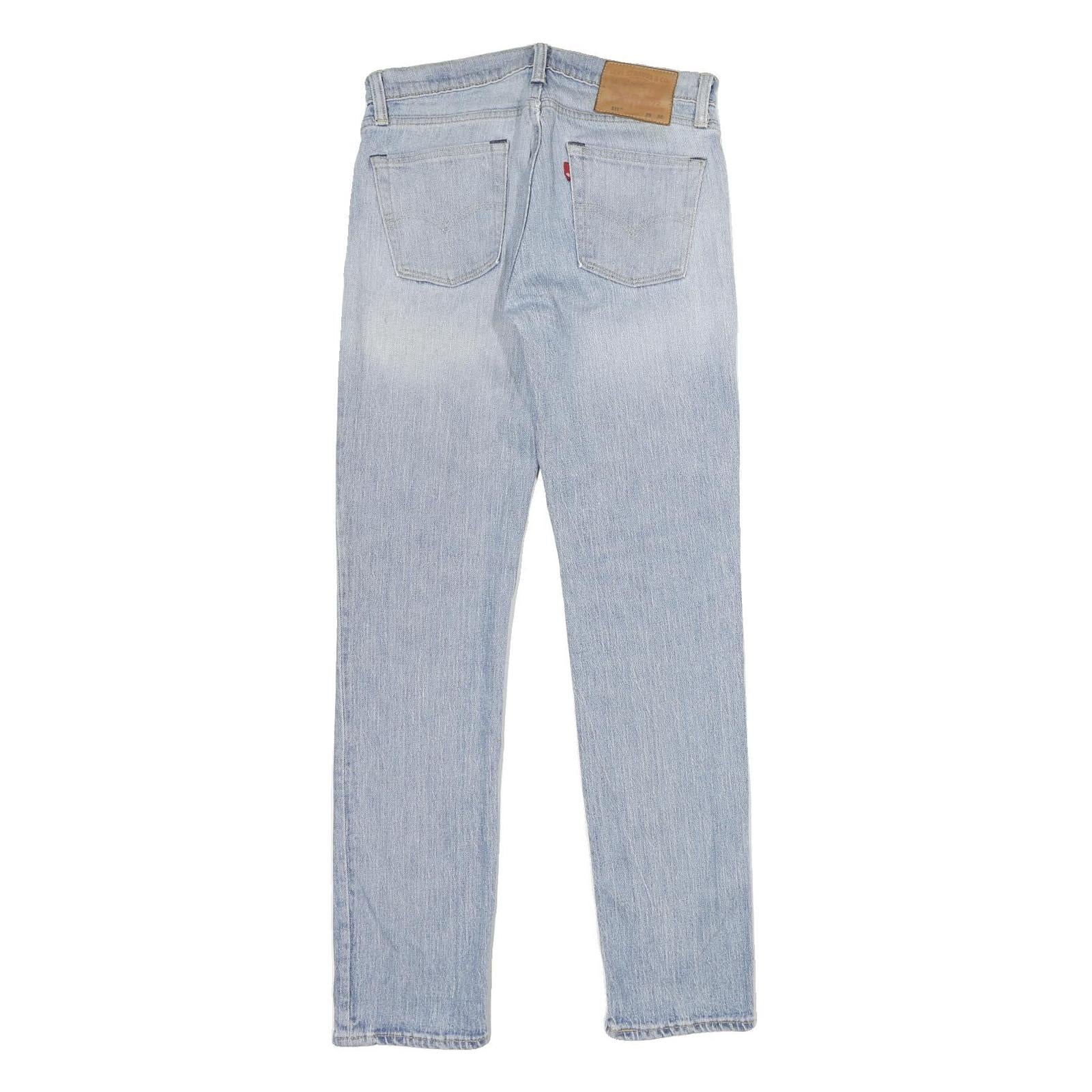 LEVI'S 511 Slim Mens Jeans Blue Slim Skinny Denim Light W29 L32 Classic Zip