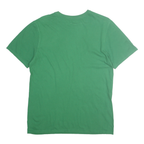 NIKE Mens Green Graphic T-Shirt M Short Sleeve Crew Neck Cotton Casual Logo