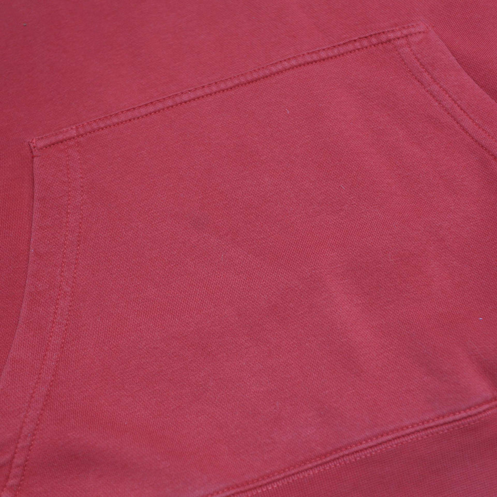 NIKE Mens Red Pullover Hoodie M Cotton Blend Long Sleeve Drawstring Pocket
