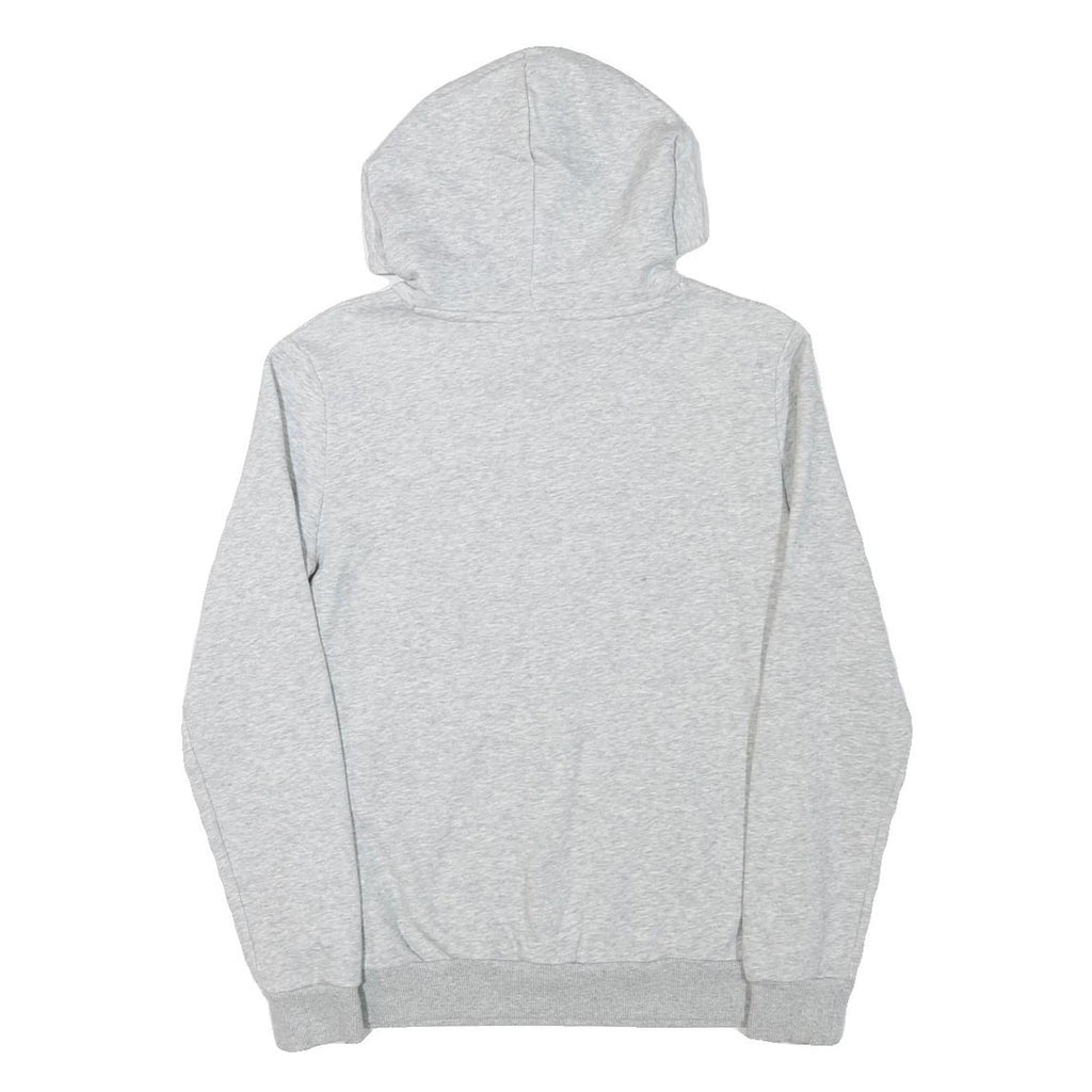 PUMA Womens Grey Hoodie M Cotton Blend Pullover Casual Sportswear
