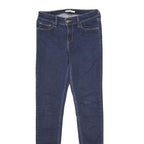 LEVI'S 710 Super Skinny Womens Jeans Blue Slim Skinny Denim Raw W26 L32