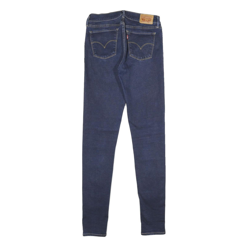 LEVI'S 710 Super Skinny Womens Jeans Blue Slim Skinny Denim Raw W26 L32