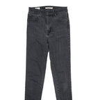 LEVI'S Mile High Super Skinny Big E Womens Jeans Black Slim Skinny Denim W28 L34