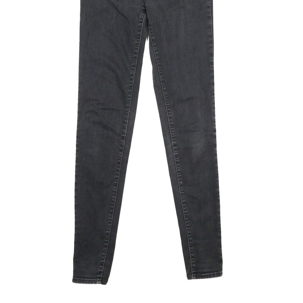 LEVI'S Mile High Super Skinny Big E Womens Jeans Black Slim Skinny Denim W28 L34