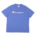 CHAMPION Mens Blue XL Short Sleeve Crew Neck Graphic T-Shirt Cotton Blend