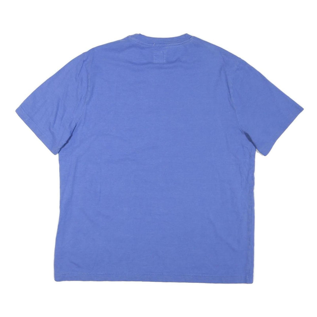 CHAMPION Mens Blue XL Short Sleeve Crew Neck Graphic T-Shirt Cotton Blend