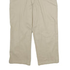 DICKIES Mens Beige Cotton Regular Straight Trousers W38 L30 Workwear Casual
