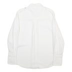 KAREN MILLEN Womens White Shirt Long Sleeve Collared UK 6 Elegant Classic