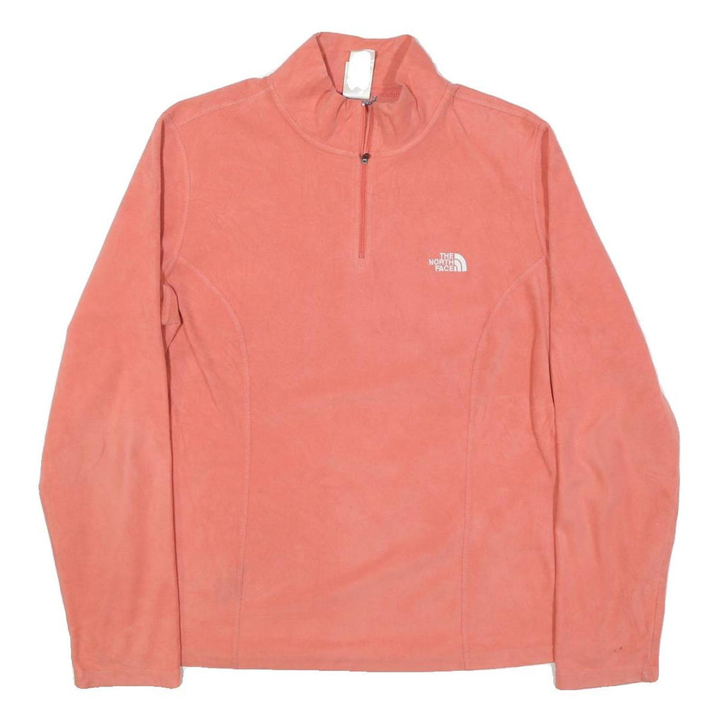 THE NORTH FACE Womens Coral Pink Plain Pullover Jumper Crew Neck XL Outdoor