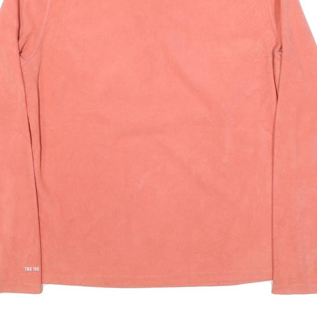 THE NORTH FACE Womens Coral Pink Plain Pullover Jumper Crew Neck XL Outdoor