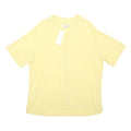 URBAN OUTFITTERS Mens Yellow Cotton Shirt S Casual Summer Button Down Pocket
