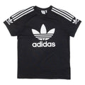 ADIDAS Womens T-Shirt Black UK 6