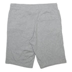 NIKE Mens Grey Casual Shorts L W32 Cotton Drawstring Comfort Fit