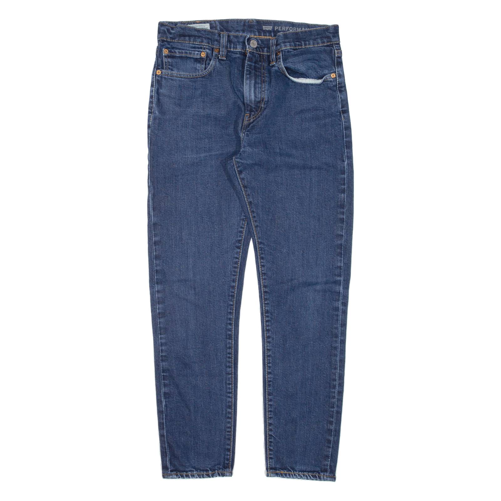 LEVI'S 512 BIG E Jeans Premium Mens Blue Slim Tapered W31 L27