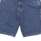 WRANGLER Mens Shorts Blue Denim Workwear Casual M W32 Pocket Utility