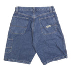 WRANGLER Mens Shorts Blue Denim Workwear Casual M W32 Pocket Utility