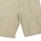 CARHARTT Mens Shorts Beige Casual Relaxed Fit L W36 Workwear Utility Cotton