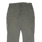 DICKIES Mens Regular Fit Straight Leg Denim Green W38 L32 Workwear Casual Jeans