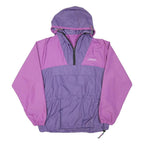 DOLOMITE Mens Purple & Pink Outdoor Jacket M Nylon Colourblock Zip Hooded