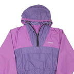DOLOMITE Mens Purple & Pink Outdoor Jacket M Nylon Colourblock Zip Hooded