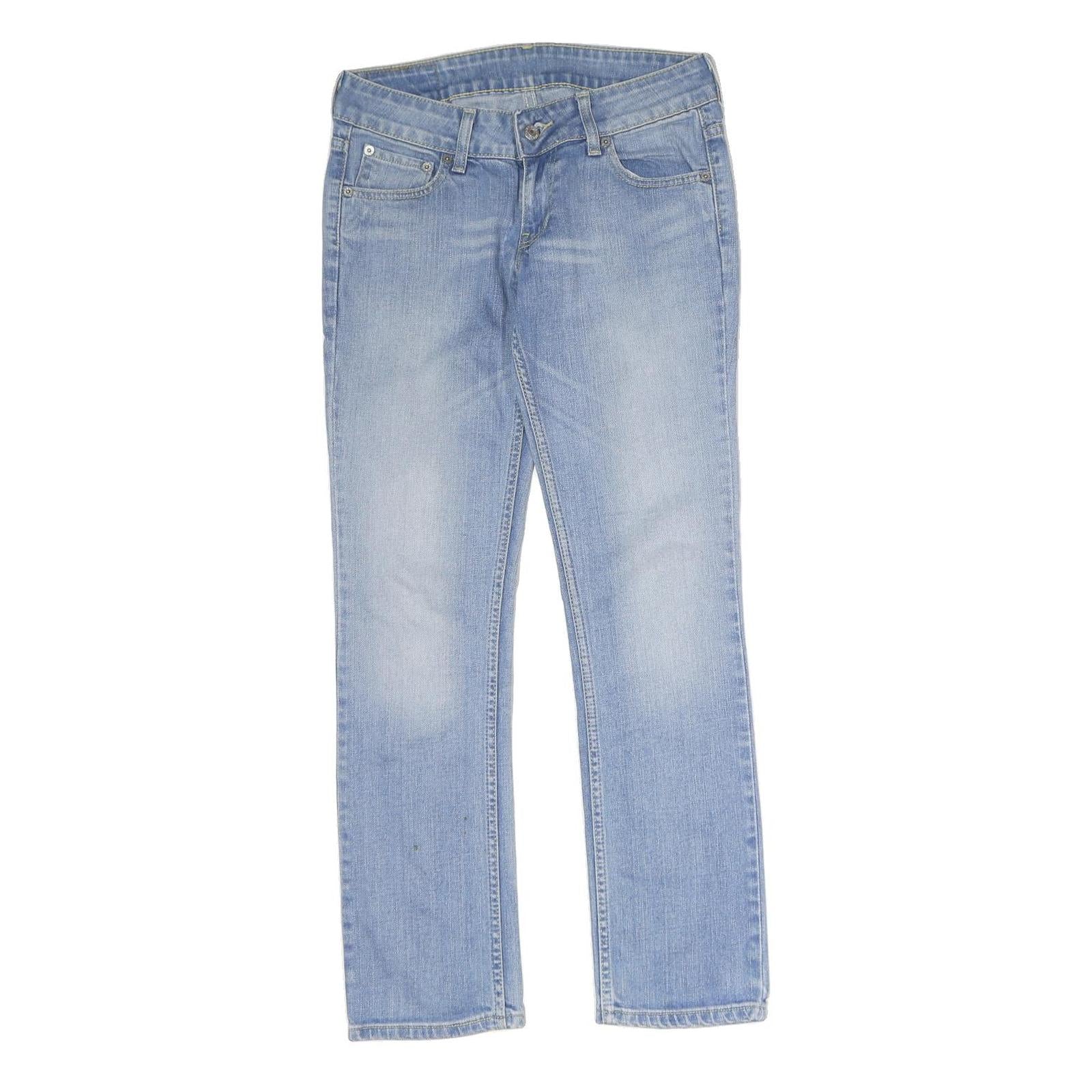 LEVI'S 788 Mens Jeans Blue Slim Straight Denim Light W29 L30 Classic Zip Closure