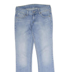 LEVI'S 788 Mens Jeans Blue Slim Straight Denim Light W29 L30 Classic Zip Closure