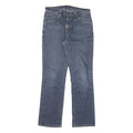 LEVI'S Mens Regular Fit Blue Denim Straight Leg Jeans Cotton Blend W30 L29 Zip