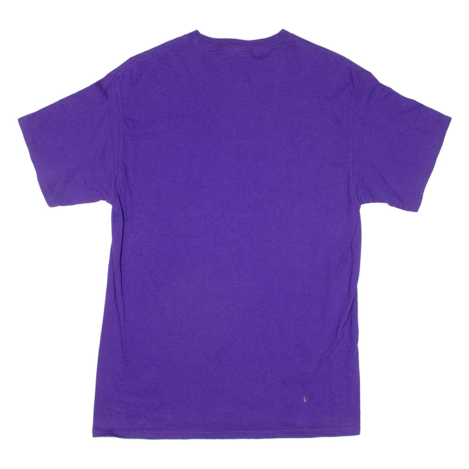 PORT & COMPANY Hobart University Mens T-Shirt Purple USA M