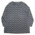 MARINA YACHTING Womens Printed Blouse Black Long Sleeve Geometric L