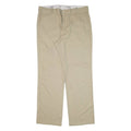 DICKIES 774F Workwear Womens Trousers Beige Regular Straight W37 L32
