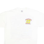 JERZEES Mens White National Guard Power Speed Victory Graphic T-Shirt L Short