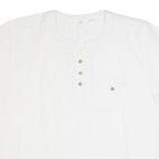 TRESPASS Womens Top Cream V-Neck Striped UK 18