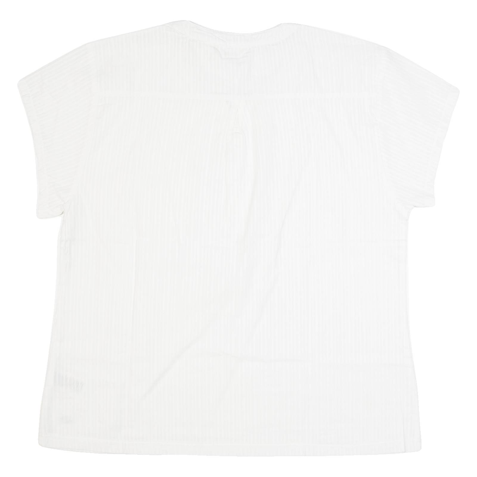 TRESPASS Womens Top Cream V-Neck Striped UK 18