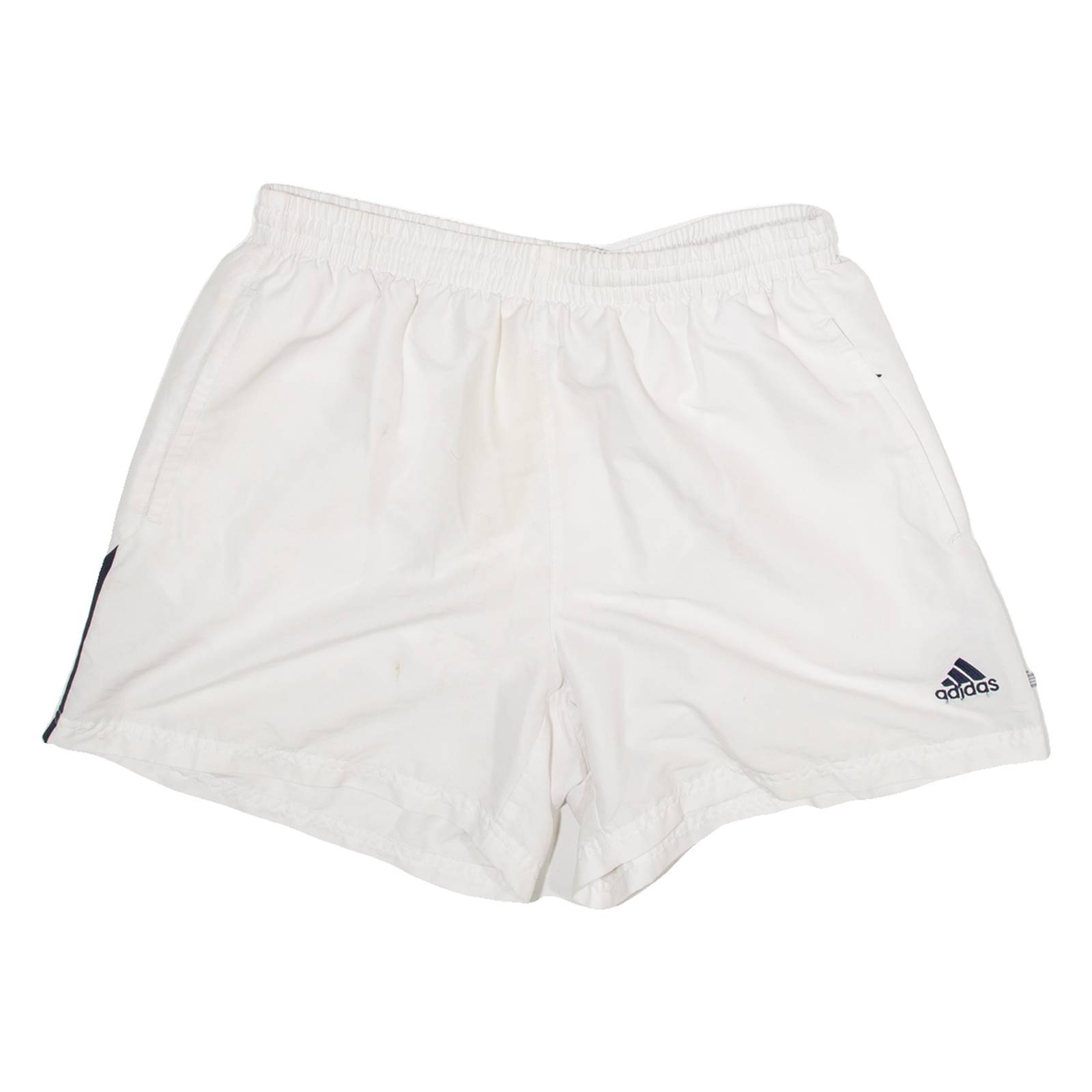 ADIDAS Mens Swimming Shorts White L W30