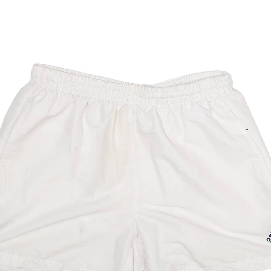 ADIDAS Mens Swimming Shorts White L W30
