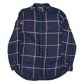 STREET ONE Womens Shirt Blue Viscose Check Long Sleeve UK 18