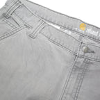 CARHARTT Mens Shorts Grey Cargo Relaxed Fit XL W38 Workwear Cotton Blend