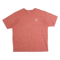 CARHARTT Mens Red Heathered Pocket T-Shirt 2XL Short Sleeve Crew Neck Casual