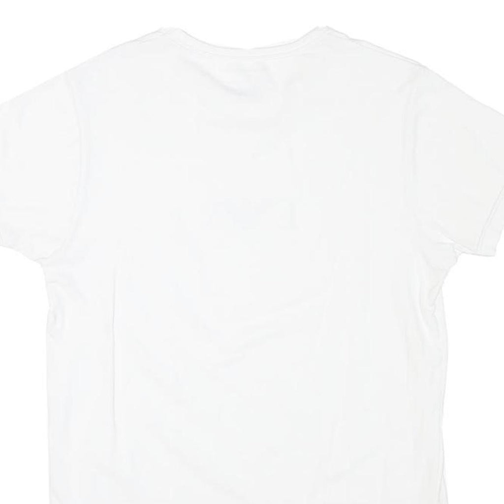 EMPORIO ARMANI Mens White S Short Sleeve Crew Neck Cotton Blend T-Shirt