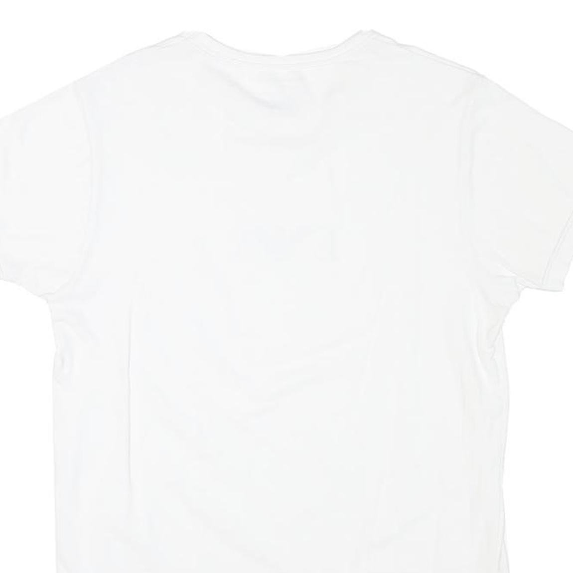 EMPORIO ARMANI Mens White S Short Sleeve Crew Neck Cotton Blend T-Shirt