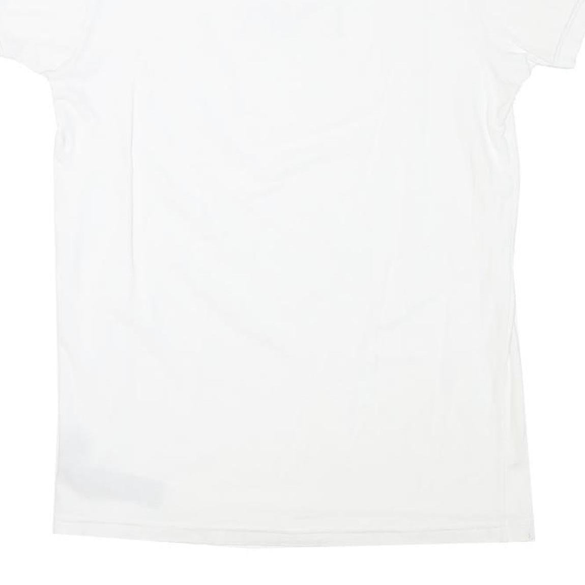 EMPORIO ARMANI Mens White S Short Sleeve Crew Neck Cotton Blend T-Shirt