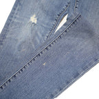 LEVI'S 711 Womens Blue Slim Skinny Denim Cotton Blend Light W28 L32 Zip Closure