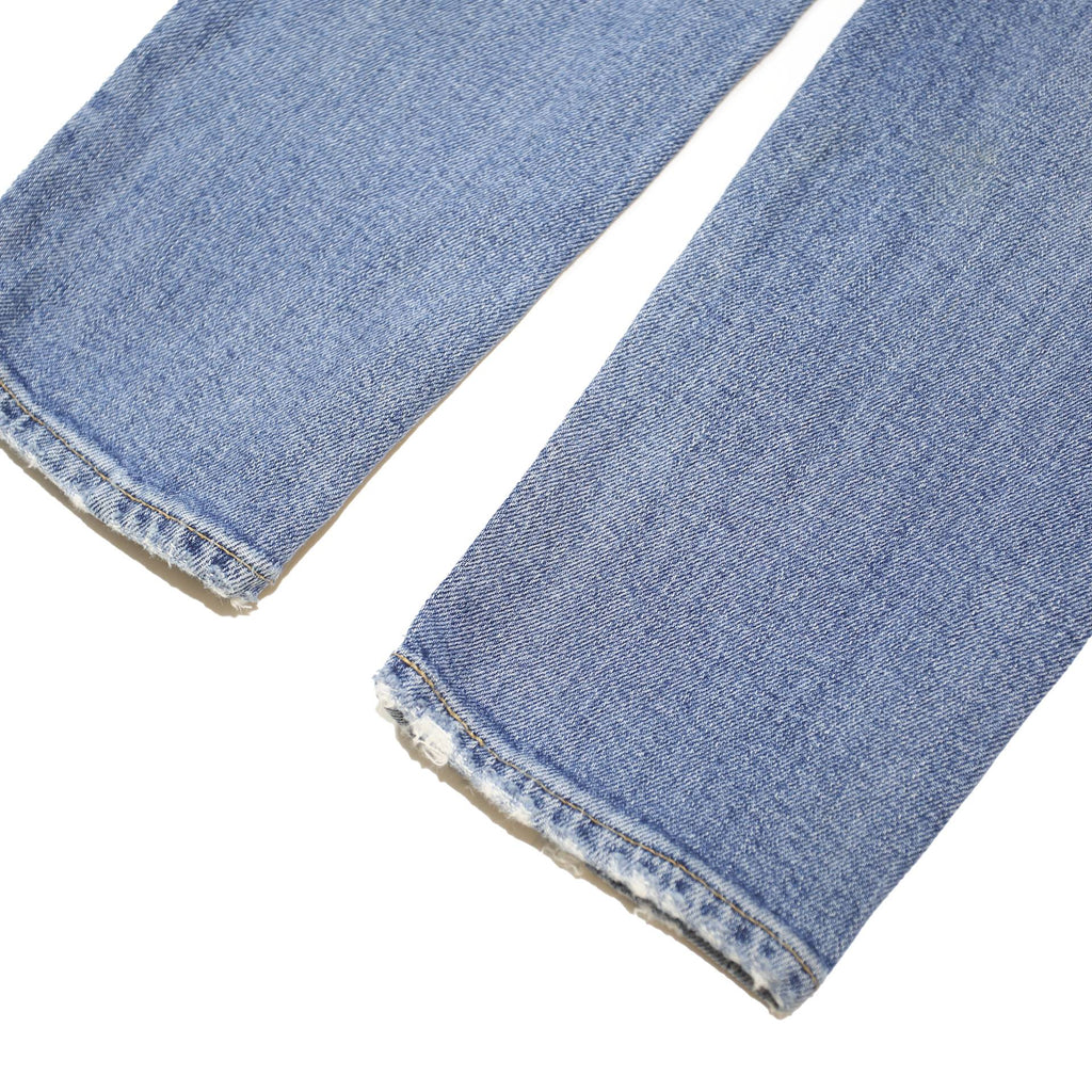 LEVI'S 711 Womens Blue Slim Skinny Denim Cotton Blend Light W28 L32 Zip Closure