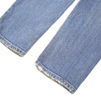 LEVI'S 711 Womens Blue Slim Skinny Denim Cotton Blend Light W28 L32 Zip Closure