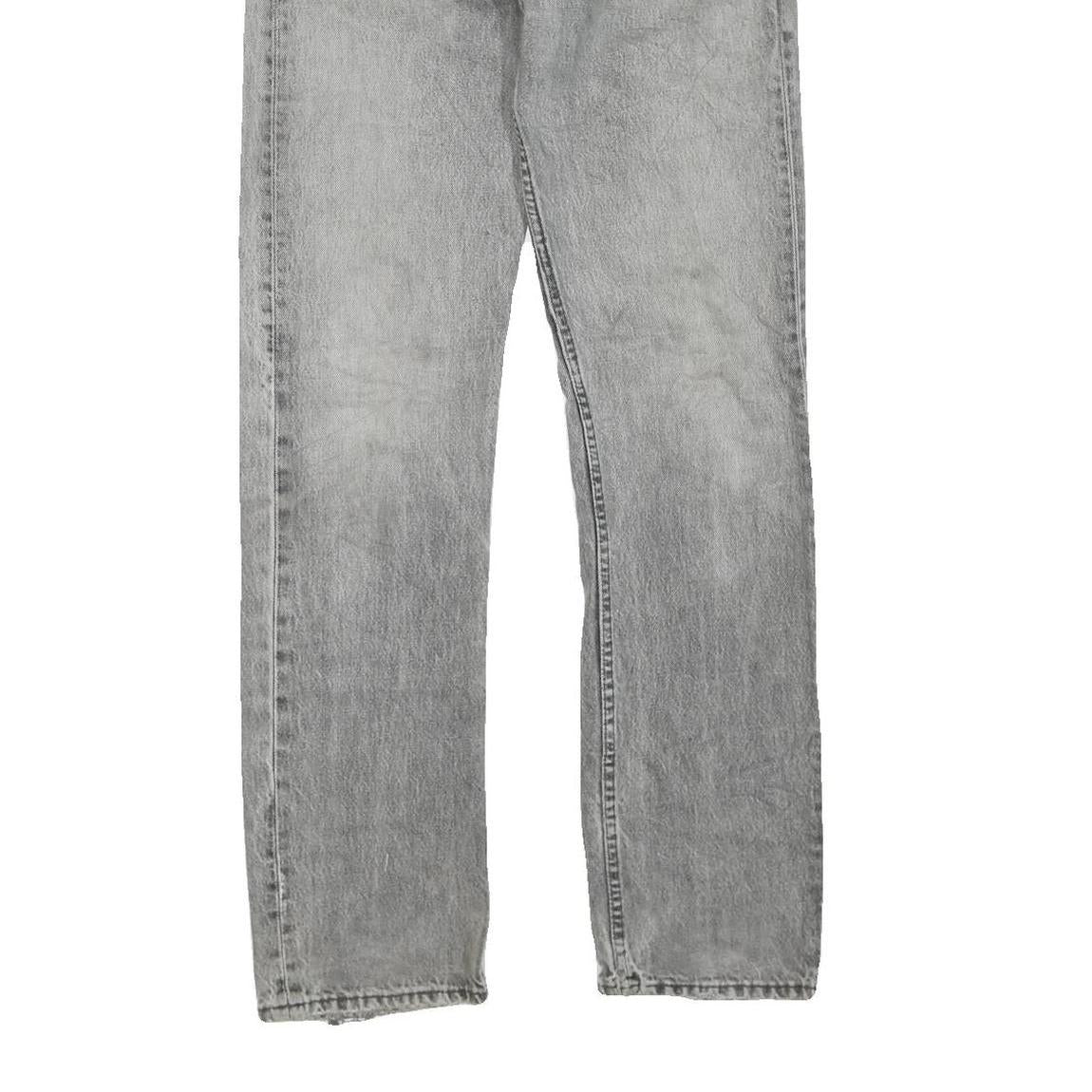 LEVI'S 501 Womens Jeans Regular Straight Denim Stone Wash W30 L34 Classic Fit