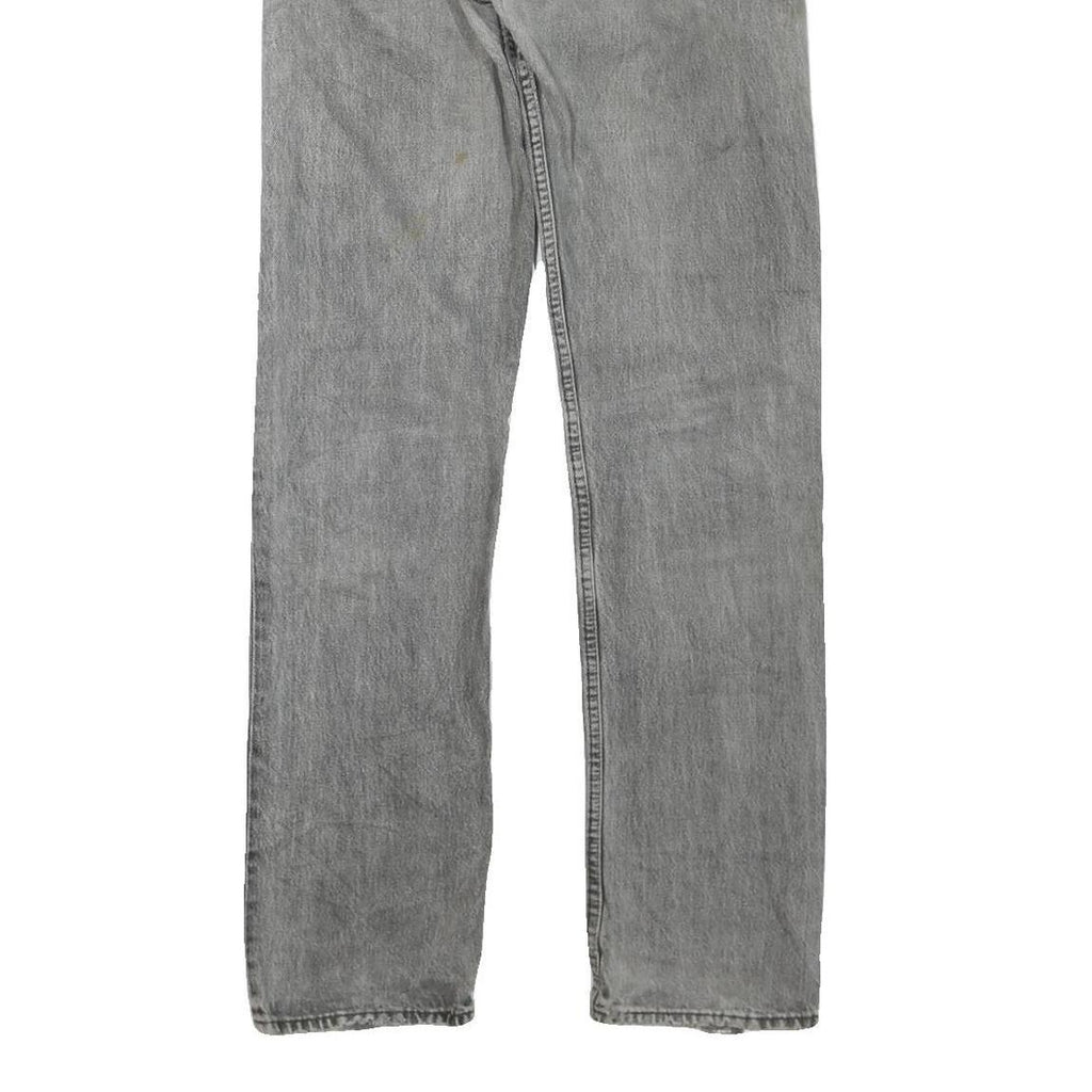 LEVI'S 501 Womens Jeans Regular Straight Denim Stone Wash W30 L34 Classic Fit